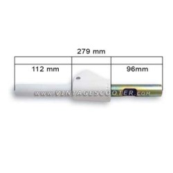 Tube de commande de vitesses Vespa 50 phare rond 3 vts